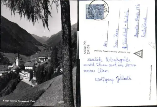 234158,Kappl im Paznauntal in Tirol Totale