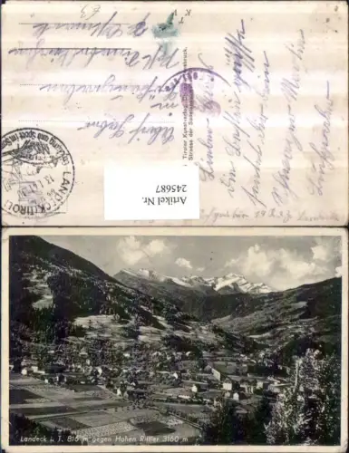 245687,Landeck in Tirol Totale geg. Hohen Riffler