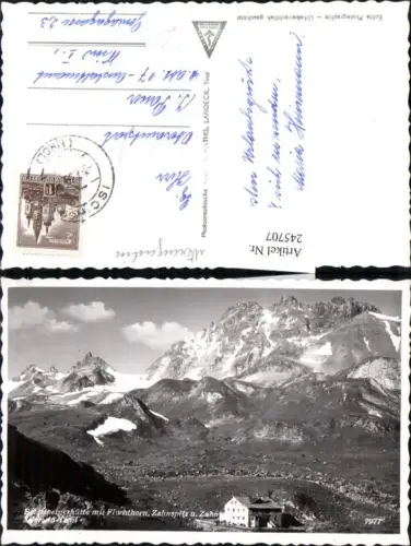 245707,Heidelbergerhütte Berghütte m. Fluchthorn Zahnspitze Silvretta b. Galtür