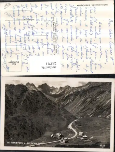 245711,St. Christoph am Arlberg Totale Bergkulisse