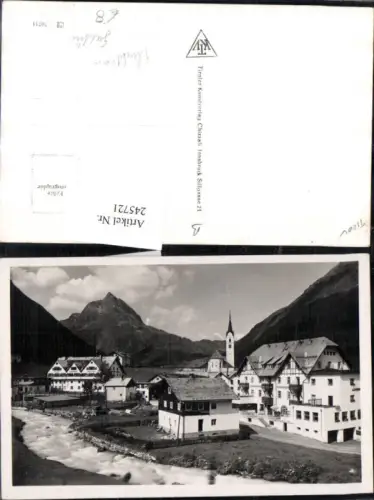 245721,Galtür Teilansicht m. Fluchthorn