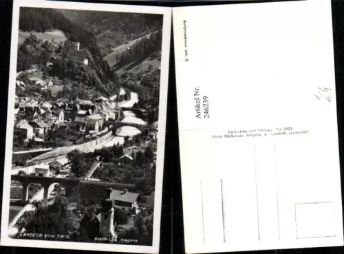 246239,Landeck Teilanischt Brücke Viadukt Kirche Burg pub Risch-Lau 9403