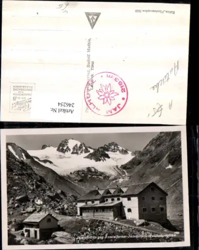 246254,Jamtalhütte Berghütte geg. Jamtalferner Jamspitzen u. Dreiländerspitze Bergkulisse b. Galtür