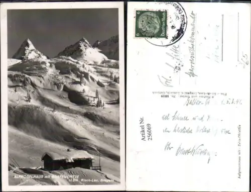256069,Alpkogelhaus m. Gorfenspitze Bergkulisse b. Galtür pub Risch-Lau 10219