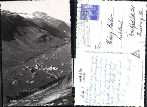 274232,Galtür im Paznauntal Totale Bergkulisse