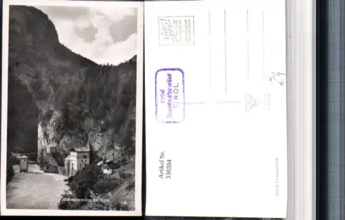 330204,Altfinstermünz b. Pfunds m. Turm Brücke