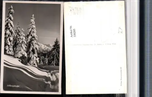 330205,Arlbergstraße b. St. Anton am Arlberg Winterbild