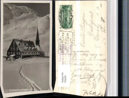 330207,St. Christof Christoph am Arlberg Hospiz Winterbild