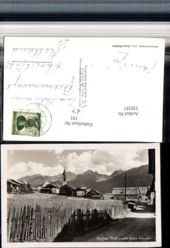330247,Serfaus Teilansicht geg. Roter Schrofen Bergkulisse pub Risch-Lau 11697