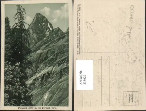 335629,Patteriol im Ferwall b. St. Anton am Arlberg Bergkulisse