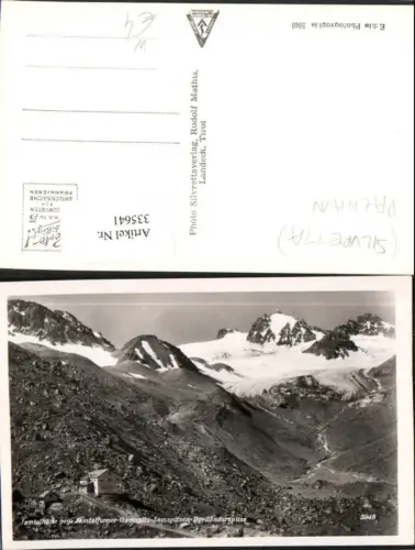 335641,Jamtalhütte Berghütte b. Galtür m. Jamtalferner Gamspitz Bergkulisse