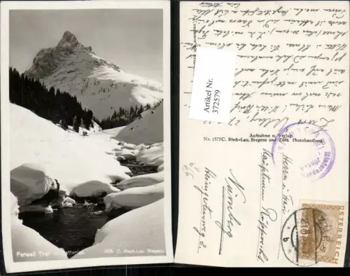 372579,Ferwall Thal Patteriol b. St. Anton Bergkulisse Winterbild pub Risch-Lau 1575