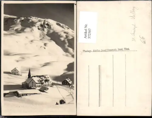372587,St. Christoph am Arlberg Hospiz Bergkulisse Winterbild