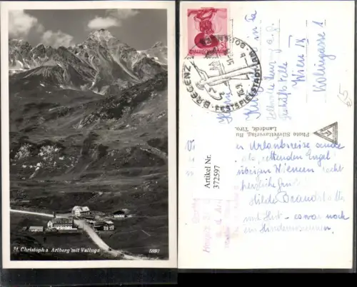 372597,St. Christoph am Arlberg Totale m. Valluga Bergkulisse