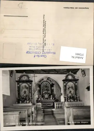 372601,St. Christoph am Arlberg Kirche Innenansicht pub Risch-Lau 7659
