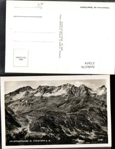 372654,Arlbergstraße St. Christoph am Arlberg Totale Bergkulisse pub Risch-Lau 8606