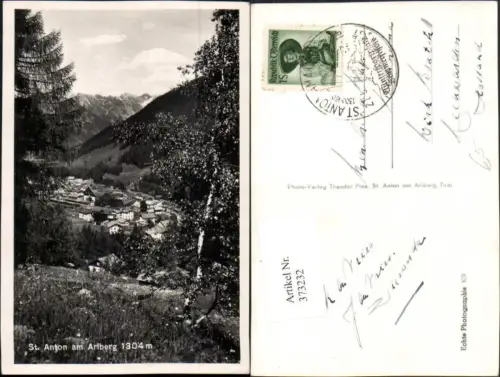 373232,St. Anton am Arlberg Totale Bergkulisse