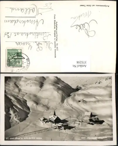 373258,St. Christoph am Arlberg Totale Winterbild pub Risch-Lau 8277