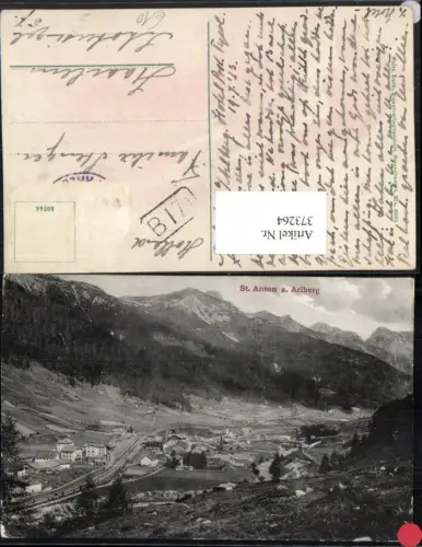 373264,St. Anton am Arlberg Totale Bergkulisse