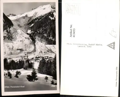 413453,Ischgl im Paznauntal Totale Bergkulisse Winterbild