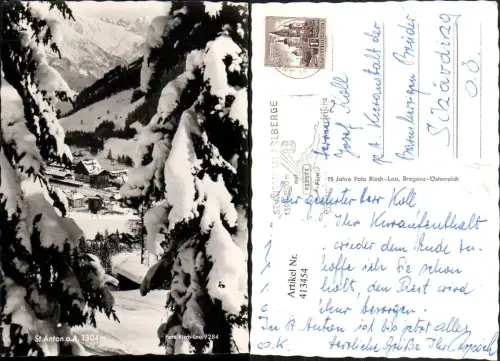 413454,St. Anton am Arlberg Teilansicht Winterbild pub Risch-Lau 9284
