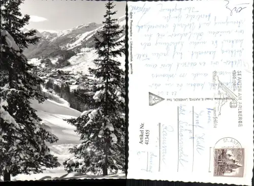 413455,St. Anton am Arlberg Totale Bergkulisse Winterbild