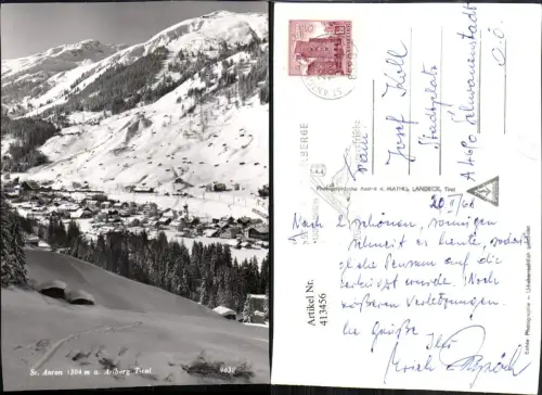 413456,St. Anton am Arlberg Totale Bergkulisse Winterbild