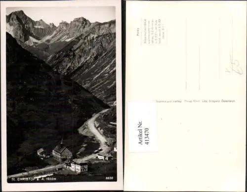 413470,St. Christoph am Arlberg Totale Bergkulisse pub Risch-Lau 8636