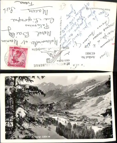 413481,St. Anton am Arlberg Totale Bergkulisse Winterbild