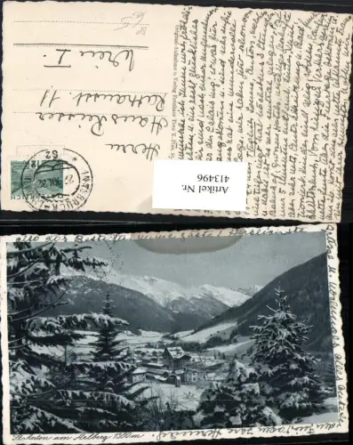 413496,St. Anton am Arlberg Teilansicht Bergkulisse Winterbild Bahnpost Zug 62 Innsbruck – Lindau