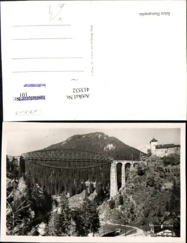 413532,Trisannabrücke Brücke Schloss Wiesberg b. Tobadill