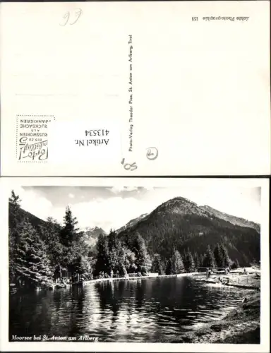 413534,Moorsee See b. St. Anton am Arlberg Bergkulisse