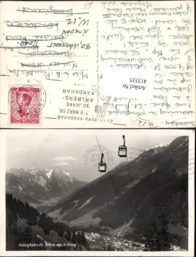 413535,Galzigbahn Seilbahn St. Anton am Arlberg Totale Bergkulisse