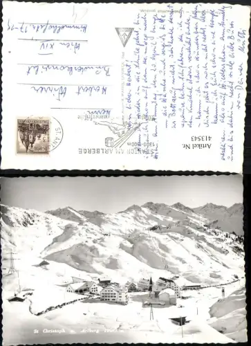 413543,St. Christoph am Arlberg Totale Bergkulisse Winterbild
