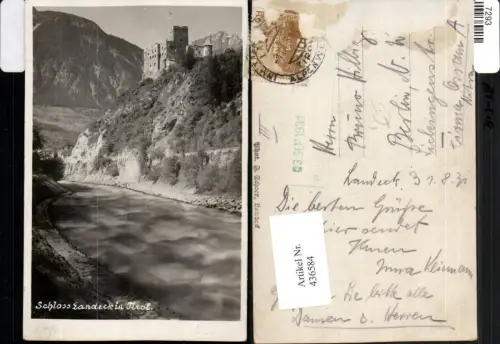 436584,Schloss Landeck in Tirol Fluss pub Foto Scheer