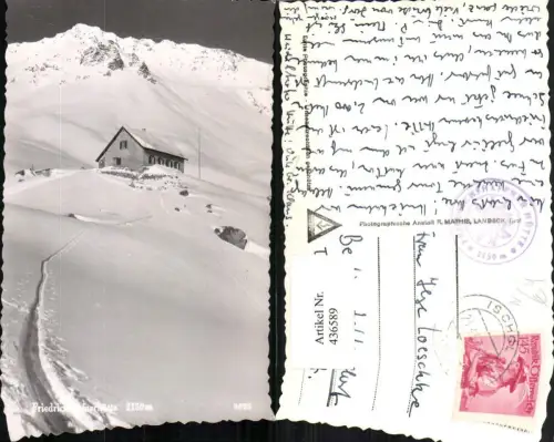 436589,Friedrichshafnerhütte Berghütte b. Ischgl Bergkulisse