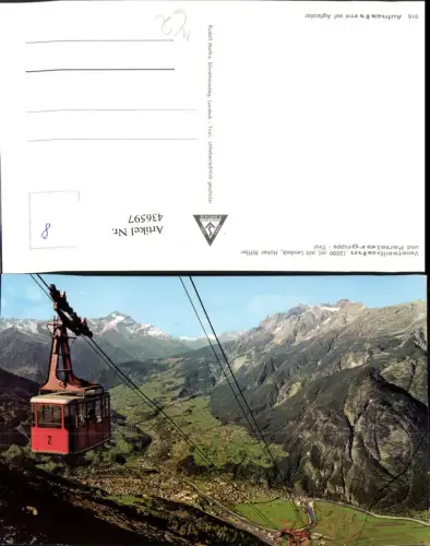 436597,Venetseilbahn Seilbahn m. Landeck Totale Hoher Riffler Bergkulisse