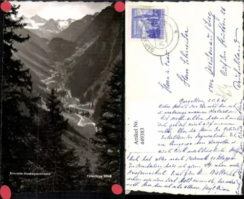 449383,Silvretta Hochalpenstraße b. Galtür Bergkulisse pub Foto Nipp 2963