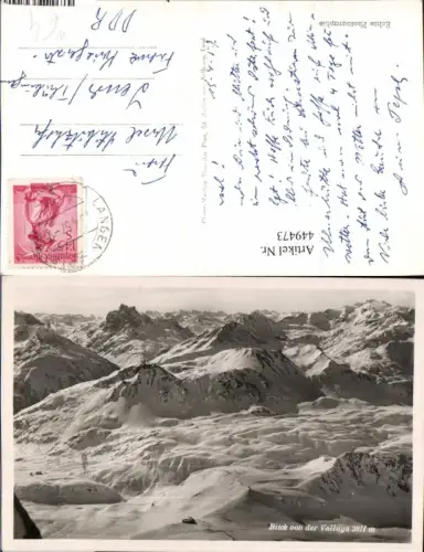 449473,Blick von der Valluga b. St. Anton am Arlberg Bergkulisse