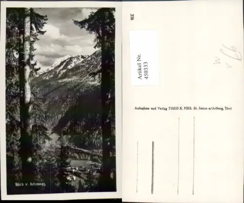 450333,Blick v. Arleneg b. St. Anton Bergkulisse pub Theo K. Pies 336