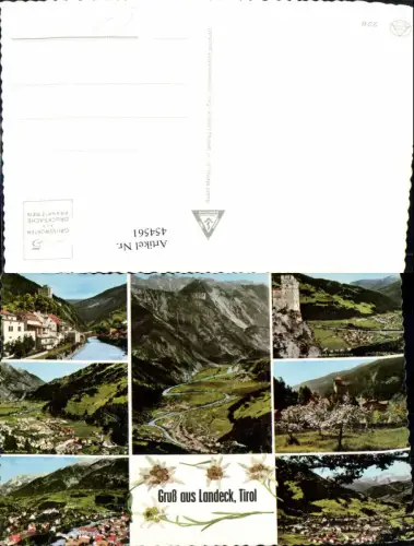 454561,Landeck Totale Schloss Burg Mehrbildkarte