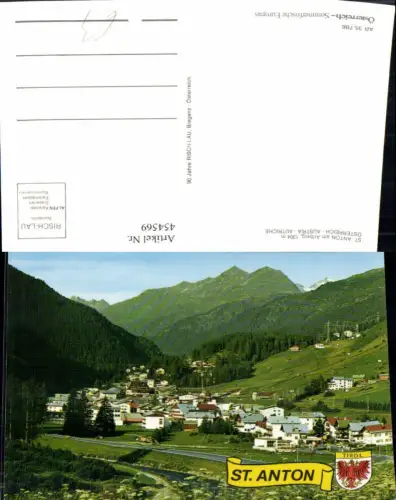454569,St. Anton am Arlberg Totale Bergkulisse