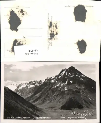 454574,Galtür Totale m. Jamtalferner Bergkulisse pub Risch-Lau 12564