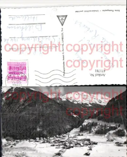 471781,Ischgl im Paznauntal Totale Bergkulisse Winterbild