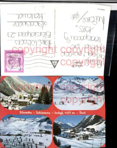 475684,Ischgl Totale Skiarena Seilbahn Mehrbildkarte