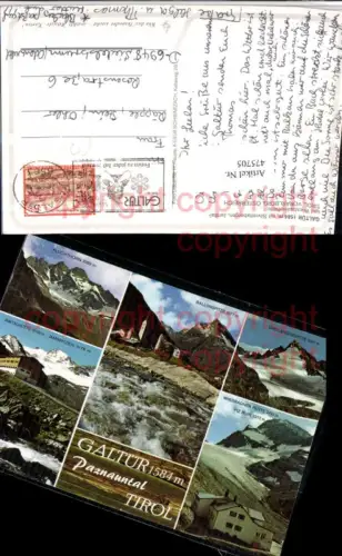 475705,Galtür Totale Wiesbadner-Hütte Jamtalhütte Mehrbildkarte