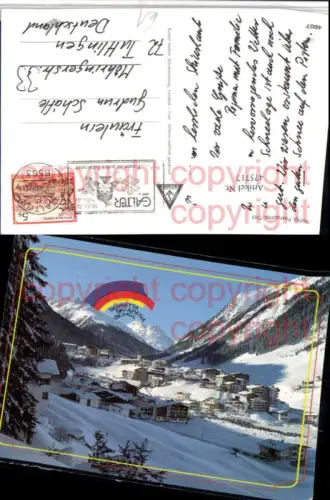 475717,Ischgl im Paznauntal Totale Bergkulisse Winterbild