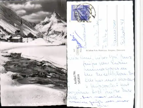 505814,Galtür Teilansicht m. Balunspitze Bergkulisse pub Risch-Lau 13531