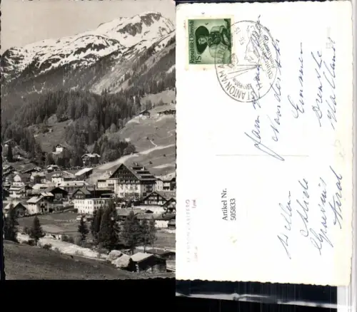 505833,St. Anton am Arlberg Teilansicht Bergkulisse
