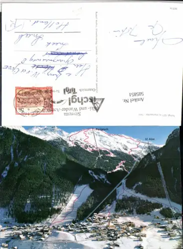 505851,Ischgl im Paznauntal Totale Bergkulisse Winterbild